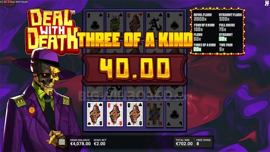 Person playing a slot machine, close up on screen