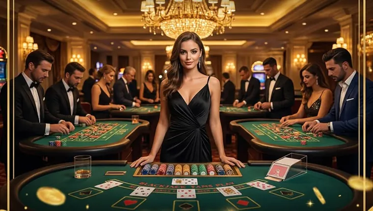 Mobile casino interface showing various games